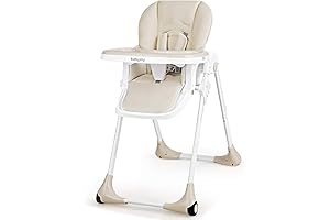 BABY JOY Neutral High Chair: A Versatile Dining Companion for Your Little One