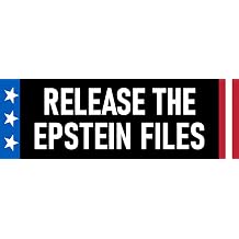 Release Epstein Files Magnet Large 3x9 Bumper Sticker Size