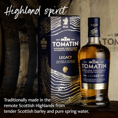 Miniatura 7 de Tomatin Legacy Highland Single Malt Scotch Whisky 43 Vol., 700 Ml Paquete De 1