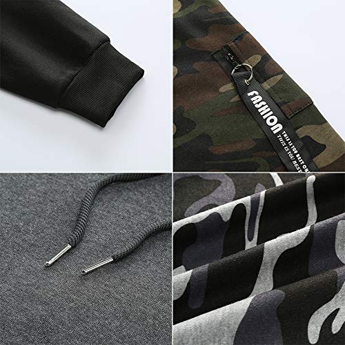 Osmyzcp Mens Casual Relaxed Fit Tracksuits 2 Pieces Set Men's Fashion Sweatsuits Hoodie Sports Suit Athletic Comfy Sets Jogging Set Black-Xl #TOP6