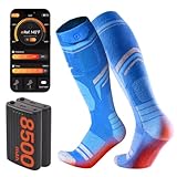 SURGOAL Merino Wool Heated Socks, 15-Hour Runtime &...