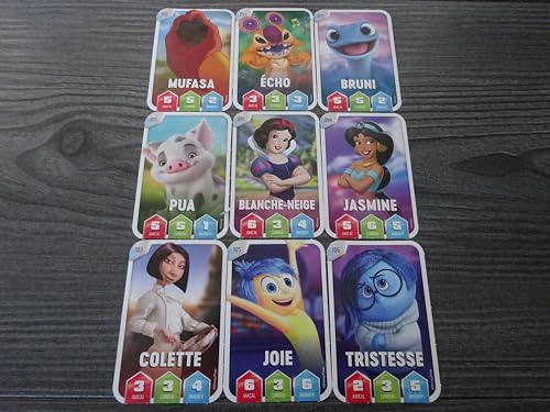 9 Cartes (sans Double) Heros D/P E.Leclerc 2025"