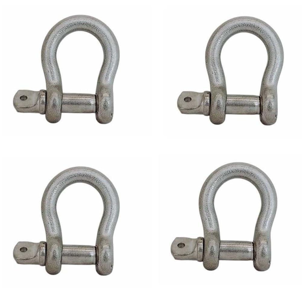 4 Pcs Marine T316 Drop Forged Stainless Steel T316 1/4