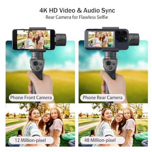 Écran selfie magnétique avec télécommande pour vlog et live TikTok iPhone Android - 4