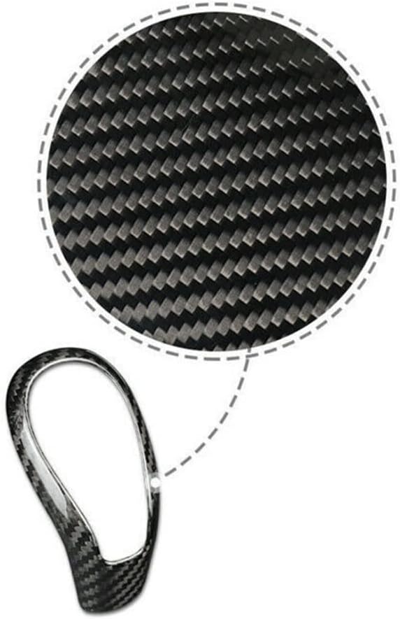 Fit for Volvo S60 V60 Carbon Fiber Center Console Gear Shift Knob Cover 2012-2017