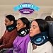 Cabeau Travel Essential Neck Pillow - Perfectly Contours to 11-21 Inch Necks - Evolution X Three Ways to Adjust for Ultimate Comfort on Long Flights (Diamond)