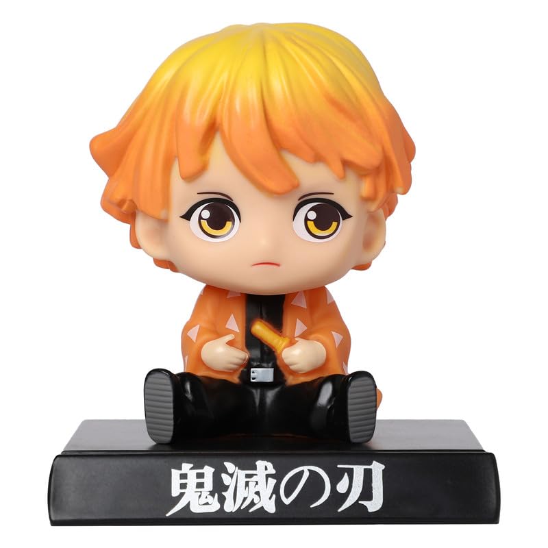 Techpro Super Hero Action Figure Limited Edition Bobblehead with Mobile Holder for Car Dashboard, Office Desk & Study Table- (Zenitsu Demon) (B0CG98PPT3) Amazon Price History, Amazon Price Tracker