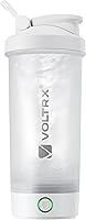 Vista 12 de VOLTRX Botella agitadora de proteínas, mezclador eléctrico recargable USB C, vasos agitadores para batidos de proteínas y batidos de reemplazo