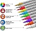 Kassa 10-Pack Neon Multicolor Chalk Markers | Includes Reversible Bullet & Chisel Tips | Works on Chalkboards, Windows, Glass or Mirrors |Ideal for Use at Home, & Office