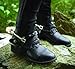 Perri's Spur Straps with Crystals, Black/Clear