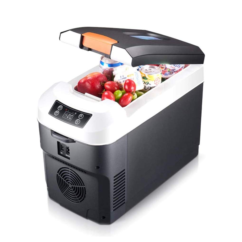 Mini refrigerador del coche 10L Nevera Portablethermoelectric enfriador para el dormitorio, coche, oficina y dormitorios nevera pequeña