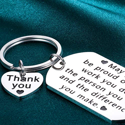 Coworkers Friend Boss Colleagues Keychain Gifts Leaving Going Away Farewell Good Bye Retirement Thank You Appreciation Birthday Work Office Holiday Christmas Gifts Women Men Female Male Inspirational #TOP4