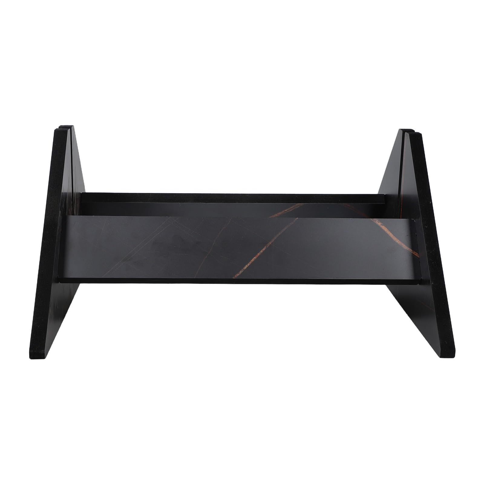 PRETYZOOM Soporte de Madera Negro para Espejo de Cuerpo Completo Base Robusta con Ranura