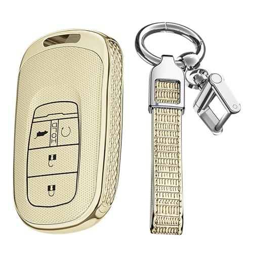 Coque de clé Civic anti-choc étui bleu protecteur intégral