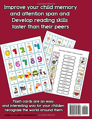 Image secondaire de Carnet de Flashcards Bilingues Anglais-Hongrois pour Enfants