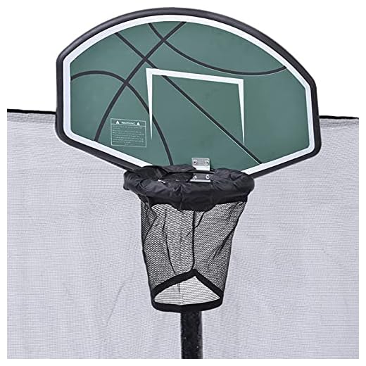 Amiao Studsmatta basketkorg bärbar barn barn utomhusspel leksak trampolin fäste för rak kapsling nätstång