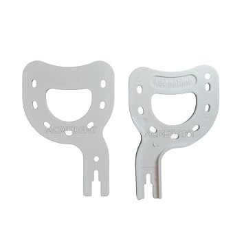 Artex Fork Basic Universal Joint Guide Facebow Dental Gnathometer Articulator Face Bow Forks 5pieces/pack Plastic White Fork 5pieces