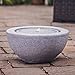 Produktbild Heissner Gartenbrunnen Half Ball Grey LED