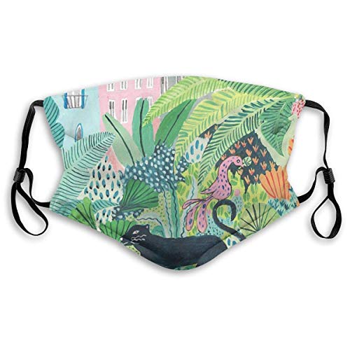 Preisvergleich Produktbild Fashion Face Mask Sun-Proof Fashion BandaHeadwear for Men and Women-Jungle Panther