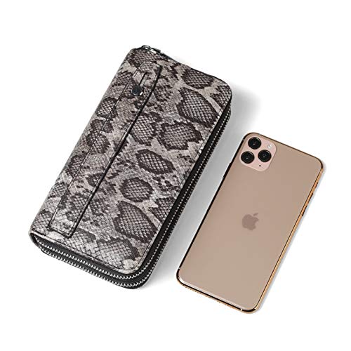 Image of Daisy Rose Dual Zipper Phone Clutch and Wallet for Women - RFID Blocking, PU Vegan Leather Multi-Card Organizer
