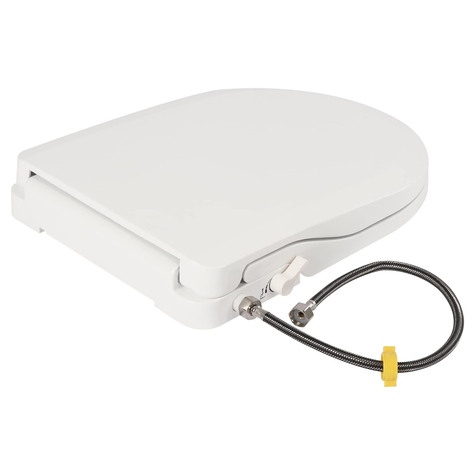 Niet-elektrische toiletbril met bidet, 37 x 44 x 8,3 cm, dubbele