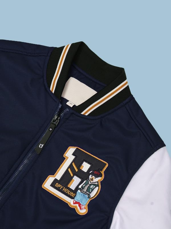 Image of Boys Solid Winter Wear Hooded Puffer Jacket For Kids