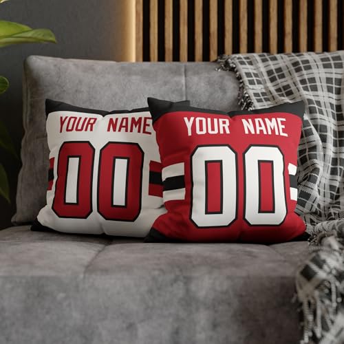 Image of ANTKING Throw Pillow 2 Packs Personalized Custom Any Name Number for Men Women Boy Gifts