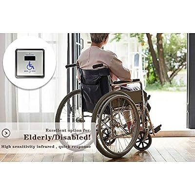 Touchless Wave Handicap Sensor Switch, no-Contact Hand Sensor Infrared Switch (513N Wired)
