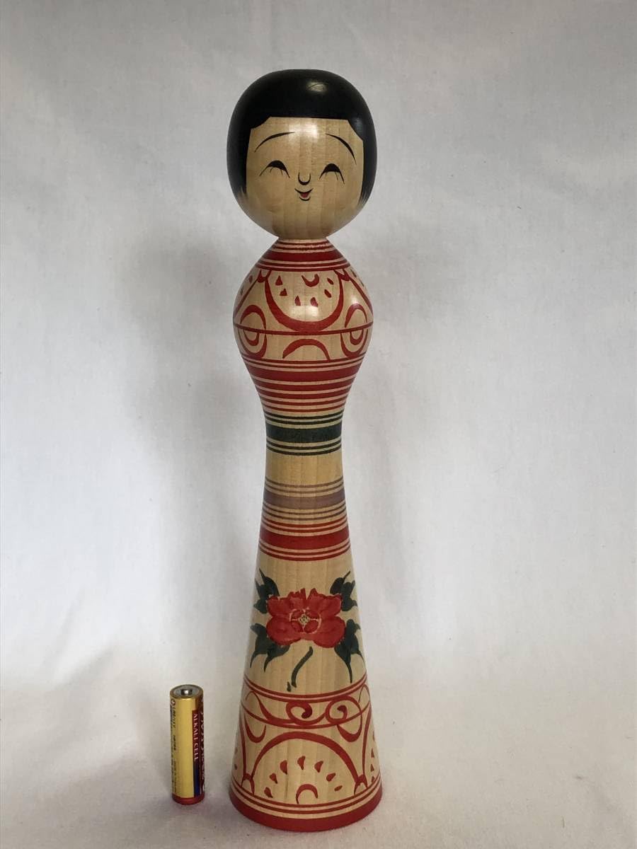 奥瀬鉄則　温湯　伝統的な手描きこけし人形セット 奥瀬鉄則 温湯 伝統的な手描きこけし人形セット