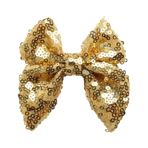 Barrettes à nœuds de cheveux marin paillettes en désordre 3 pouces | 12 pcs DIY