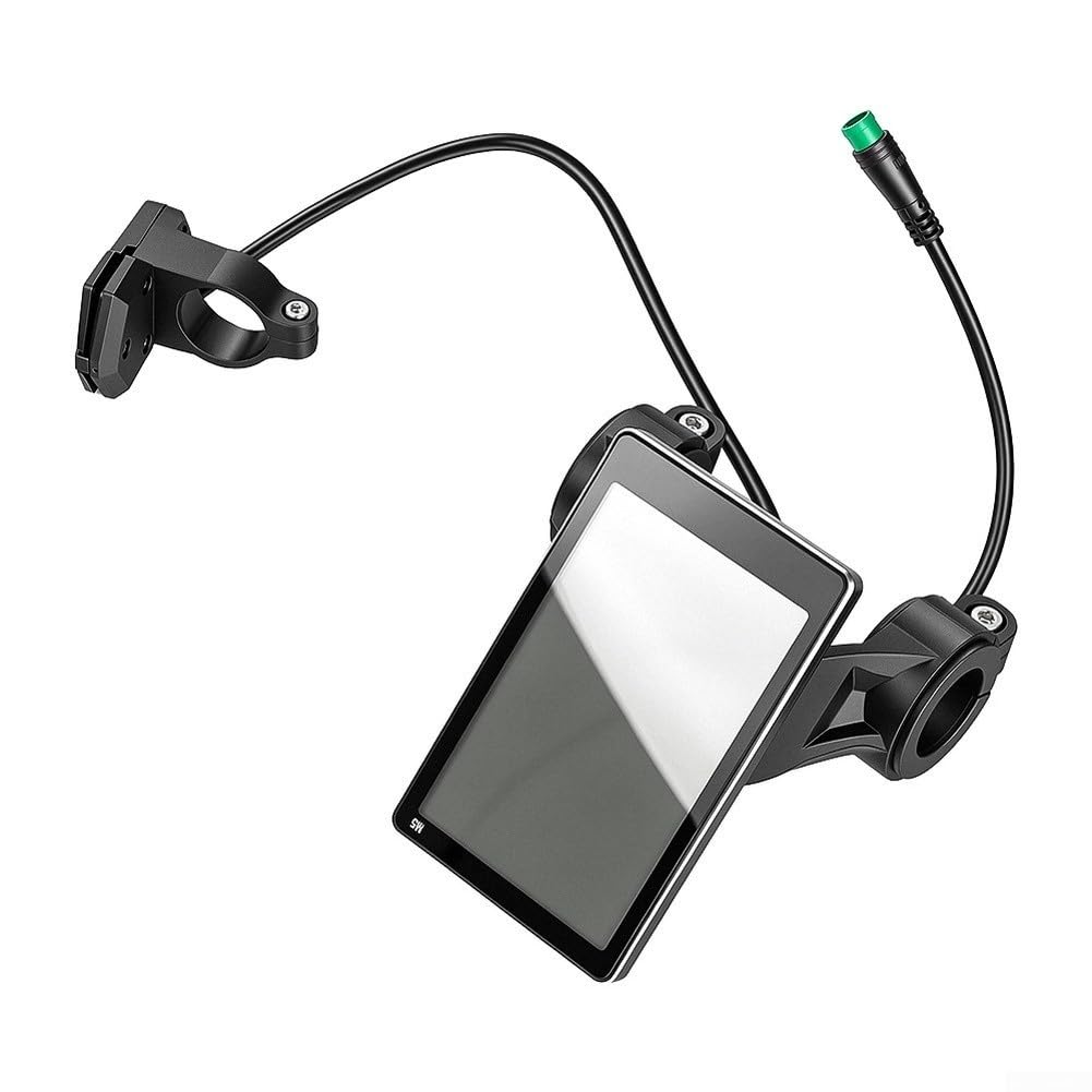 E-Bike Display LCD M5 Impermeabile USB 5 Pin | LCD trasparente, resistente alle intemperie, 5 pin, facile installazione, robusto alloggiamento in ABS