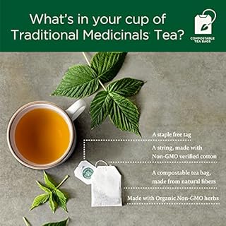 Traditional Medicinals - Organic Throat Coat Lemon Echinacea Herbal Tea (Pack of 1) - Helps Relieve Symptoms of Upper Respiratory Tract Infection - Sustainably Sourced Fair Wild Ingredients - 16 Tea Bags Total