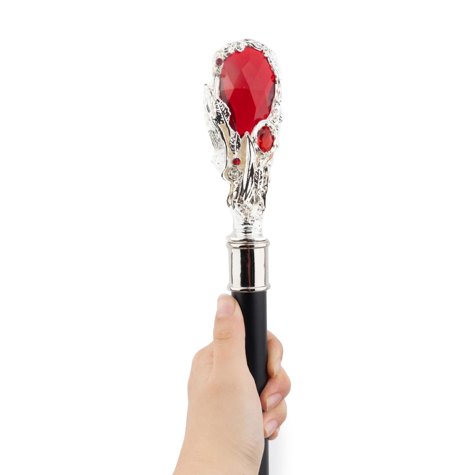 Laska do chodzenia typu diamentowego dla mężczyzn kobiet seniorów lekka składana lekka antypoślizgowa gumowa podstawa laski do chodzenia akcesoria kostiumowe biała 95 cm