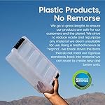 IRIS USA 13 QT Plastic Storage Box with Lid and Latches - 6 Pack - BPA-Free, See-Through Organizing Solution, Durable Nestable Stackable Containers, Secure Pull Handle - Clear - Image 4