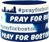 SayitBands 1 Pray for Boston Fundraiser Awareness Wristband