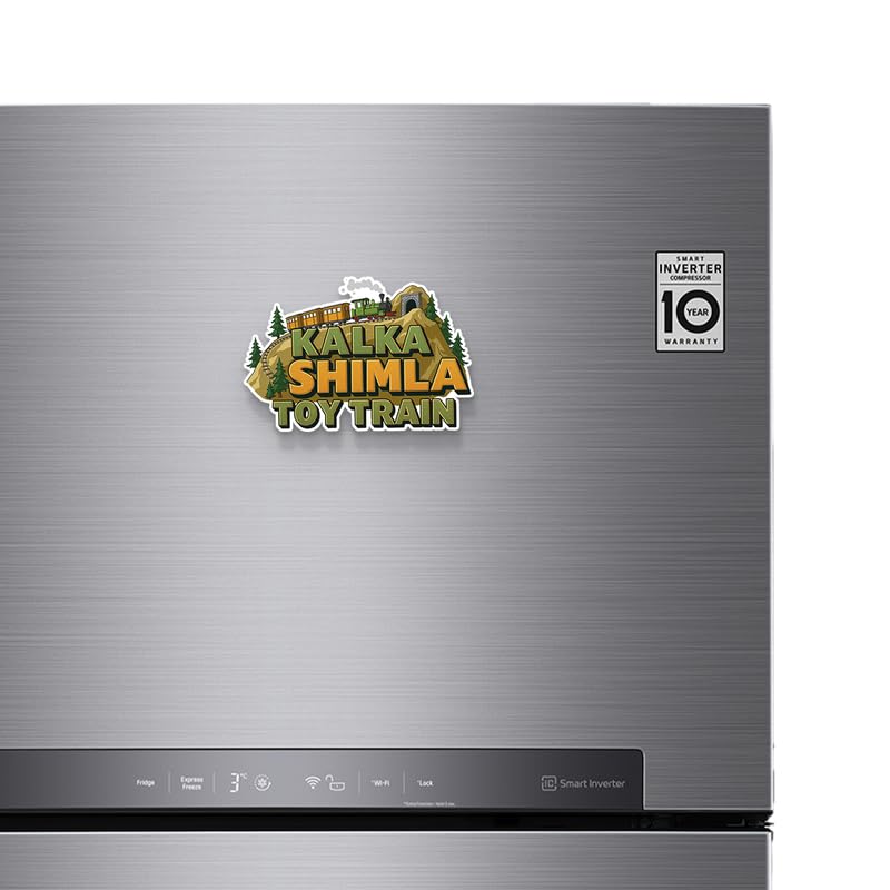 Image of Toy Train Fridge Magnets, Glossy Finish, Stylish Magnet for Fridge, Wardrobe & Metal Surfaces