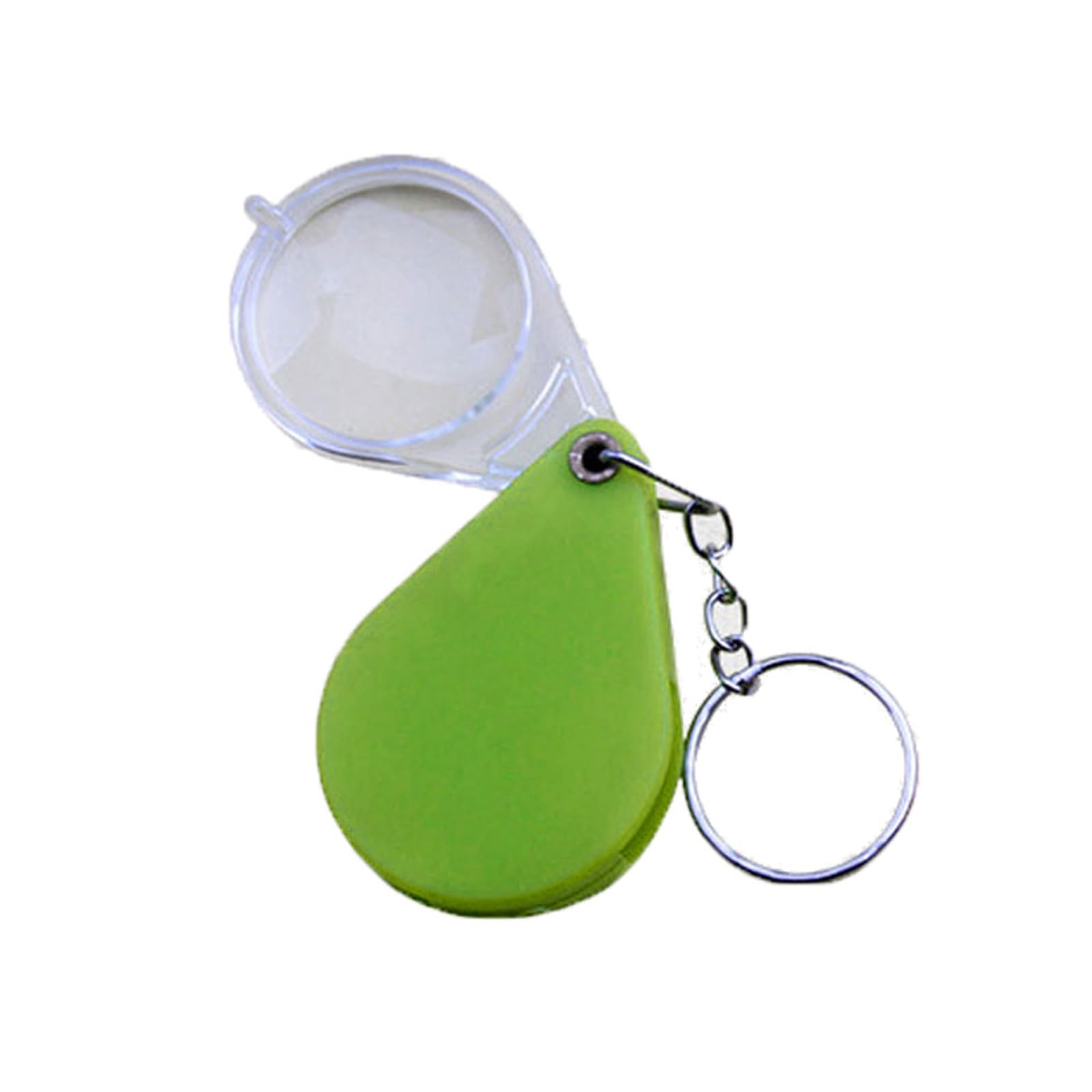 Saiyana Magnifying Glass,for Key Chain 10x Magnifying Glass Reading Standing Multifunctional Folding Magnifying Glass with Chain Magnifying Glass