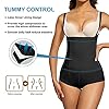 RDSIANE-womens-shapewear-bodysuit-Latex-Waist-Trainer-Full-Body-Shaper-Zipper-Tummy-Control-Corset-Stomach-Body-Girdles RDSIANE Shapewear Bodysuit for Women Latex Waist Trainer Full Body Shaper Zipper Tummy Control Corset Stomach Body Slimming Girdles (Black, Medium)