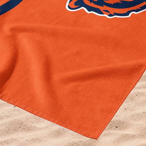Image of Northwest NFL Chicago Bears Microfiber Beach Towel, 30 x 60 Inches - Quick Dry, Sand Resistant, Lightweight, Highly Absorbent, Incisor Design