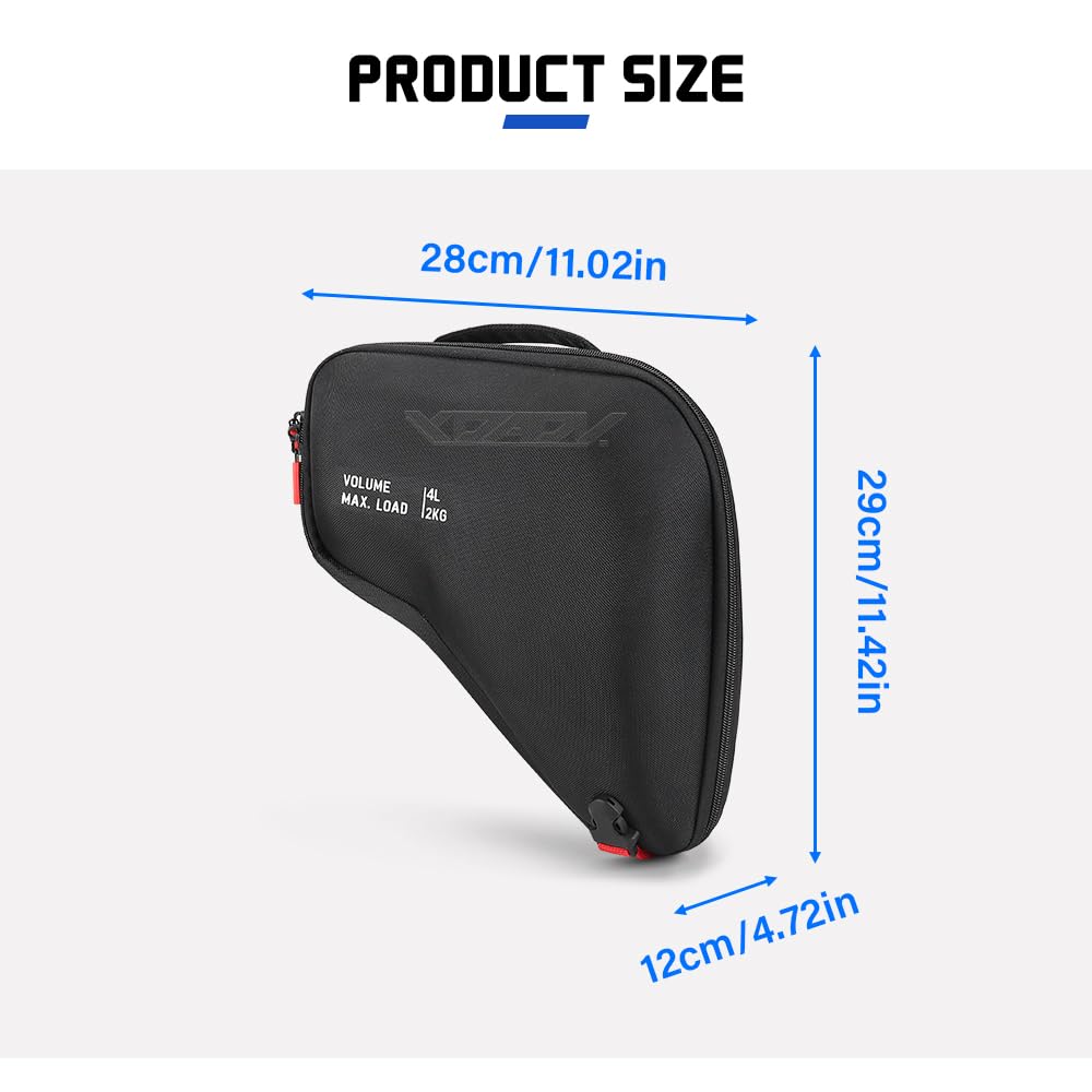 Para BMW R 1300 GS Adventure Bolsa de Nylon Rígida para el Enfriador de Radiador R1300GSA 2024+ Marco Frontal Bolsa de Almacenamiento Accesorio para Herramientas