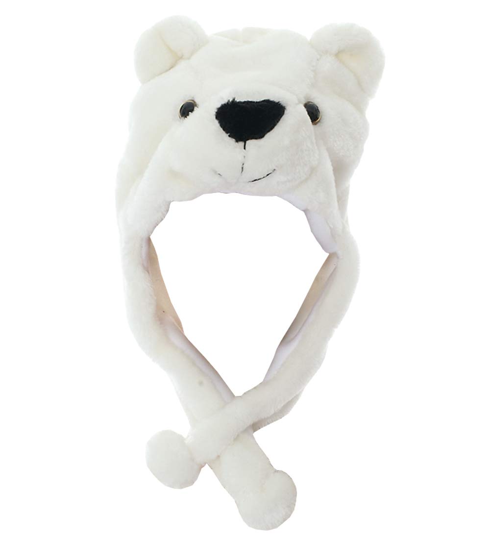 Unisex Winter Plush Ear Flap Animal Hats