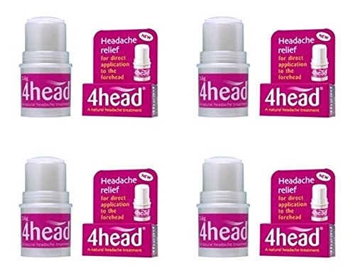 Image of 4Head Headache Treatment Stick 3.6.g (4 Pack)