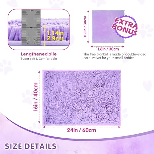 Vozrels Guinea Pig Cage Liner Bedding 2 Pcs, Washable Guinea Pig Bed Mat, Extra Absorbent Rabbit Pee Pad Reusable thumb #1
