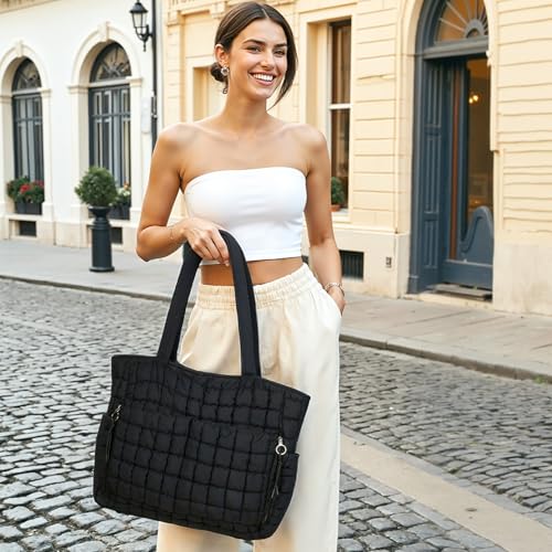 Bolso tote acolchado Herald para mujer miniatura 2