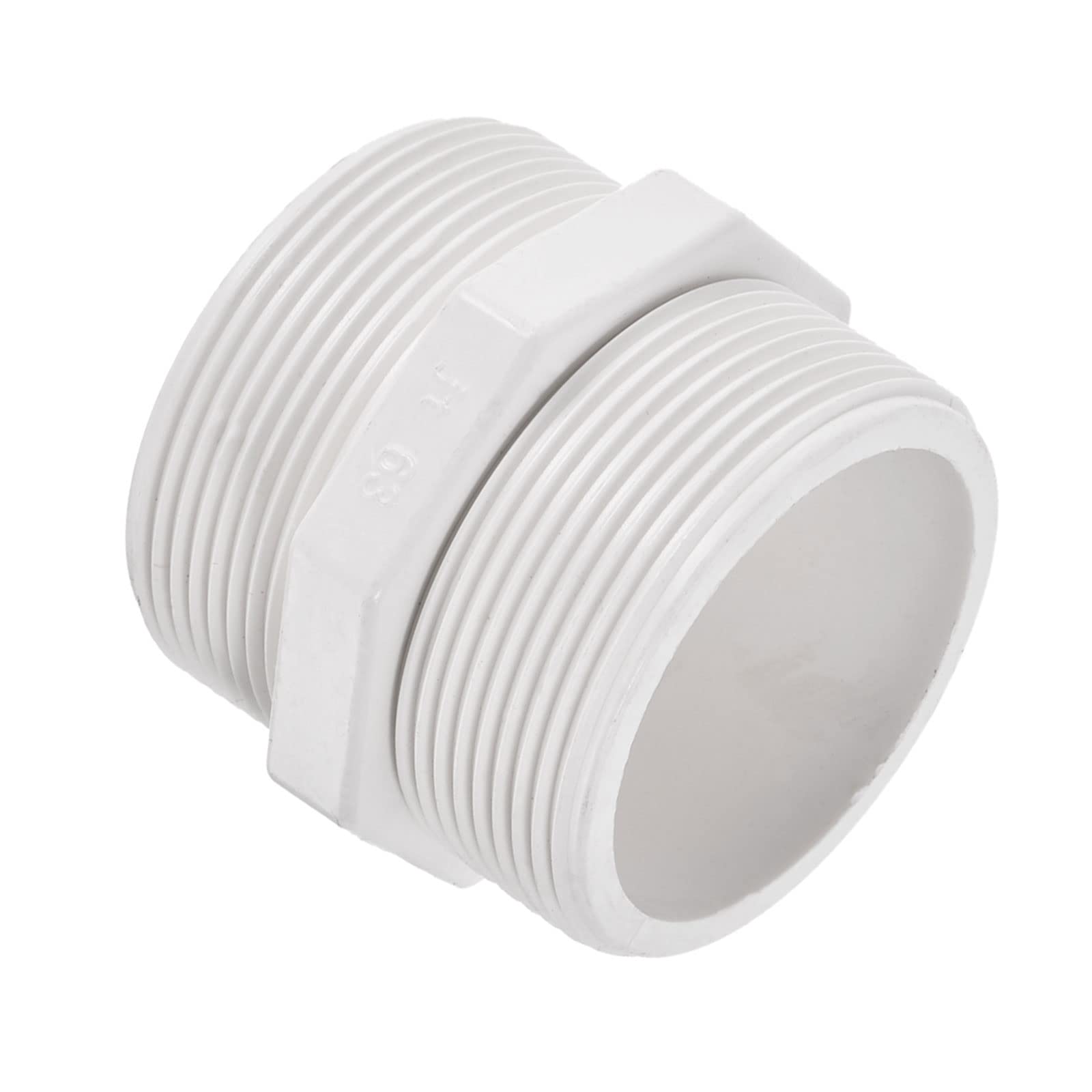 M METERXITY PVC Male Thread Pipe Fitting, Hex G2 Male Thread Adaptor Hose Connector, Fast Coupler Adapter, Apply to Aquariums