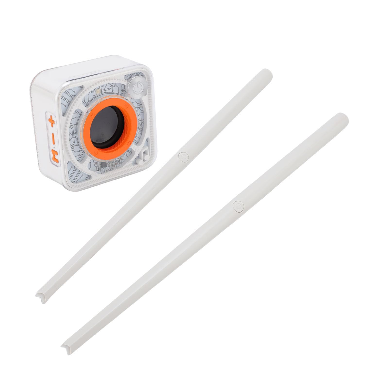 Generic Set per Esercitarsi con Batteria Elettrica con Bacchette Ad Aria, Prestazioni a Latenza Zero per Musicisti in Movimento, Leggero e Portatile