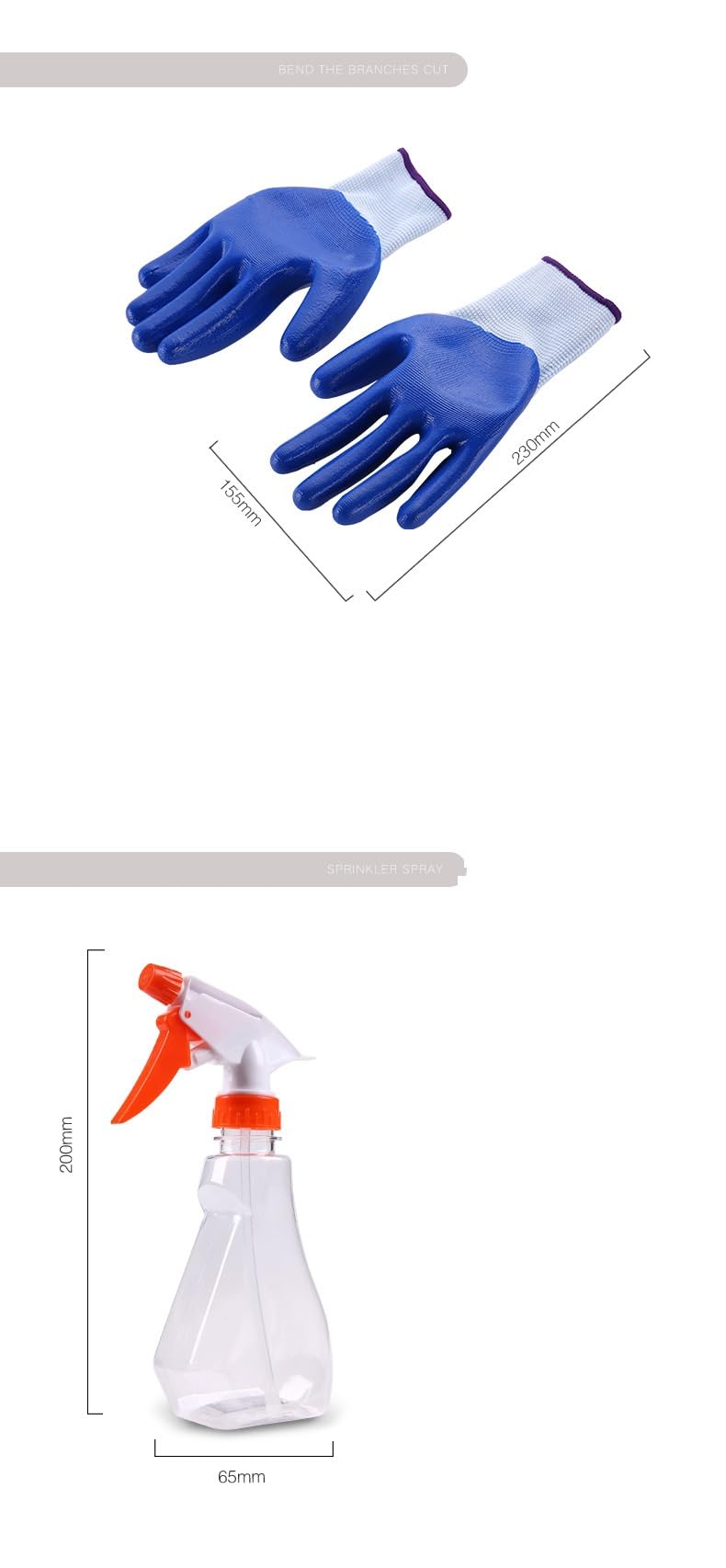 Set di attrezzi da giardino, 10 pezzi, accessori da giardinaggio con borsa portaoggetti, include flacone spray, cesoie, pale e guanti, ecc. Regali per uomini, kit di attrezzi manuali