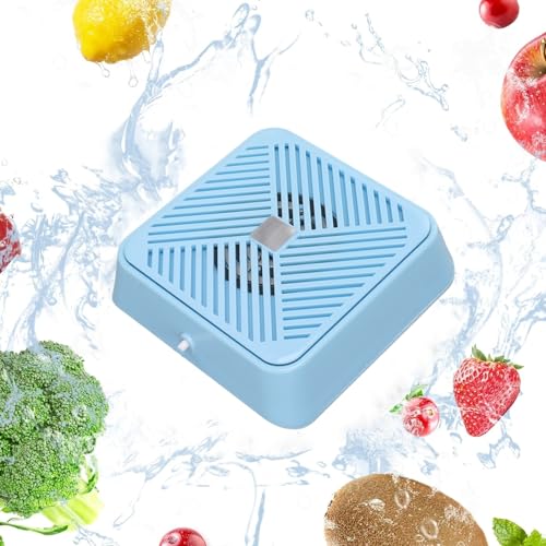 Fruit Vegetable Washing Machine,USB Portable Ultrasonic Electrolysis Fruit Purifier Fruit Cleaner Device Mini Dishwasher for Cleaning Fruit Vegetables Meat(White)