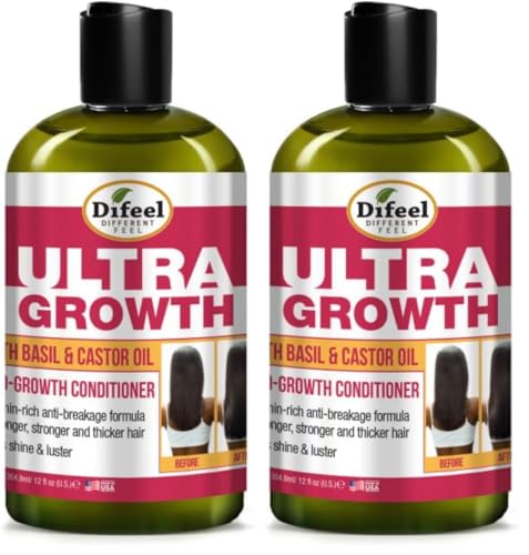 Difeel Ultra Growth Basil & Castor Oil Pro Growth Conditioner 12 oz. image 4