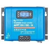 Victron Energy SmartSolar MPPT Tr VE. Can Solar Charge Controller (Bluetooth) - MPPT Charge Controller for Solar Panels - 150V 100 amp 12/24/36/48-Volt - 4